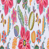 Designer Floral Fabric— For Home Décor—Spring Vintage Flowers—Muti-Colos —100% Polyester—52"—Inches Extra Wide—Sold by the Yard—Nationwide Shipping